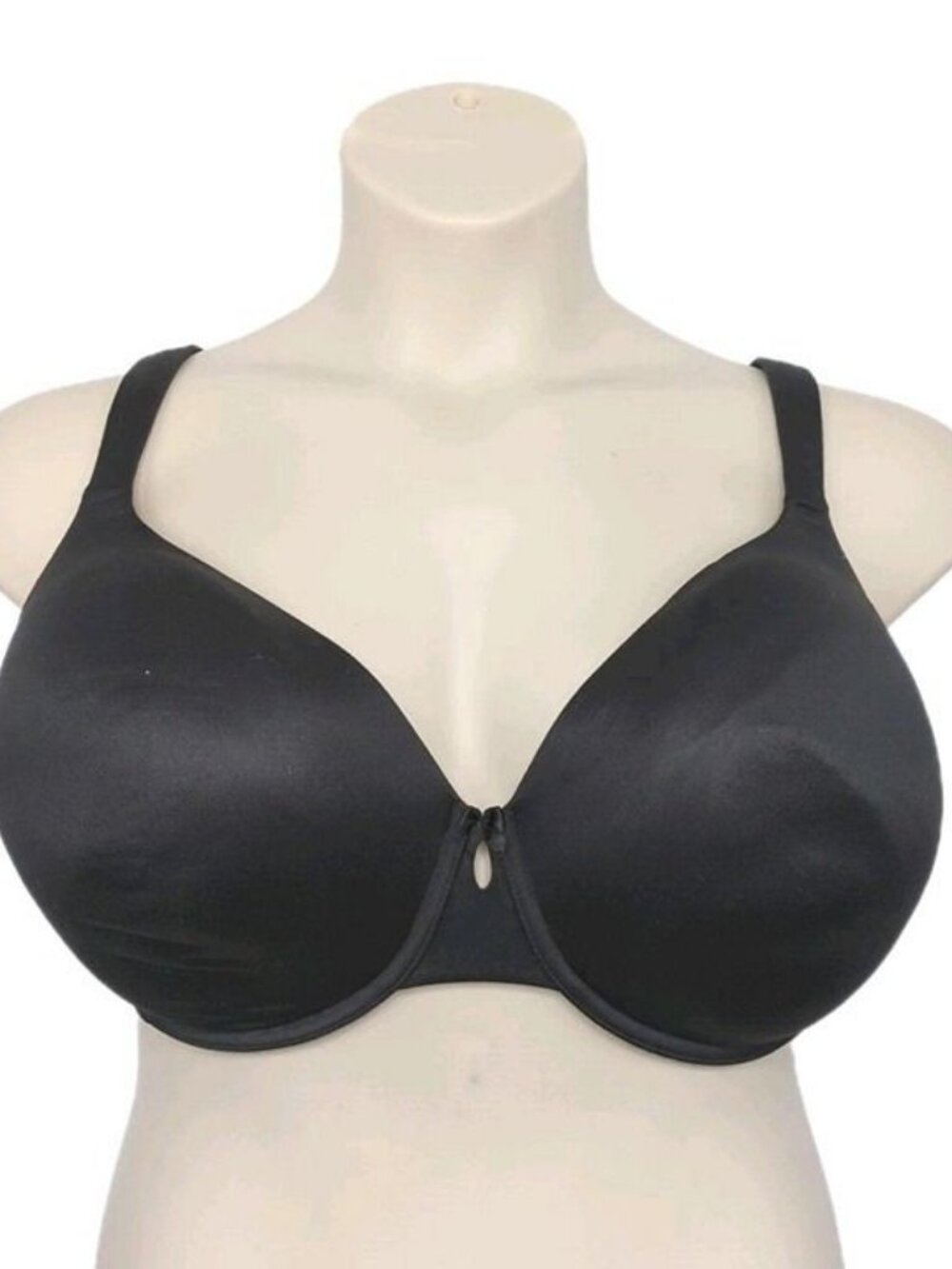 Lane Bryant Cacique Bra Intuition Full Coverage Lined Black 40H